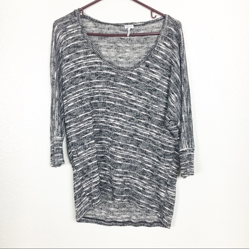 Splendid |  Black white Dolamin Batwing Sweater S